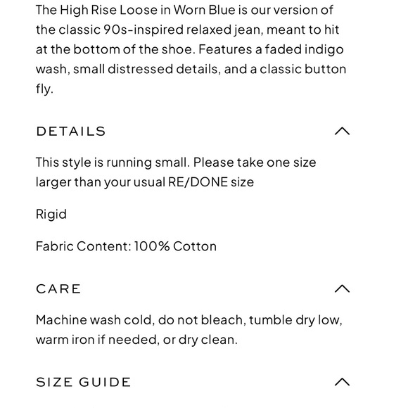 RE/DONE High Rise Loose - Picture 2 of 4